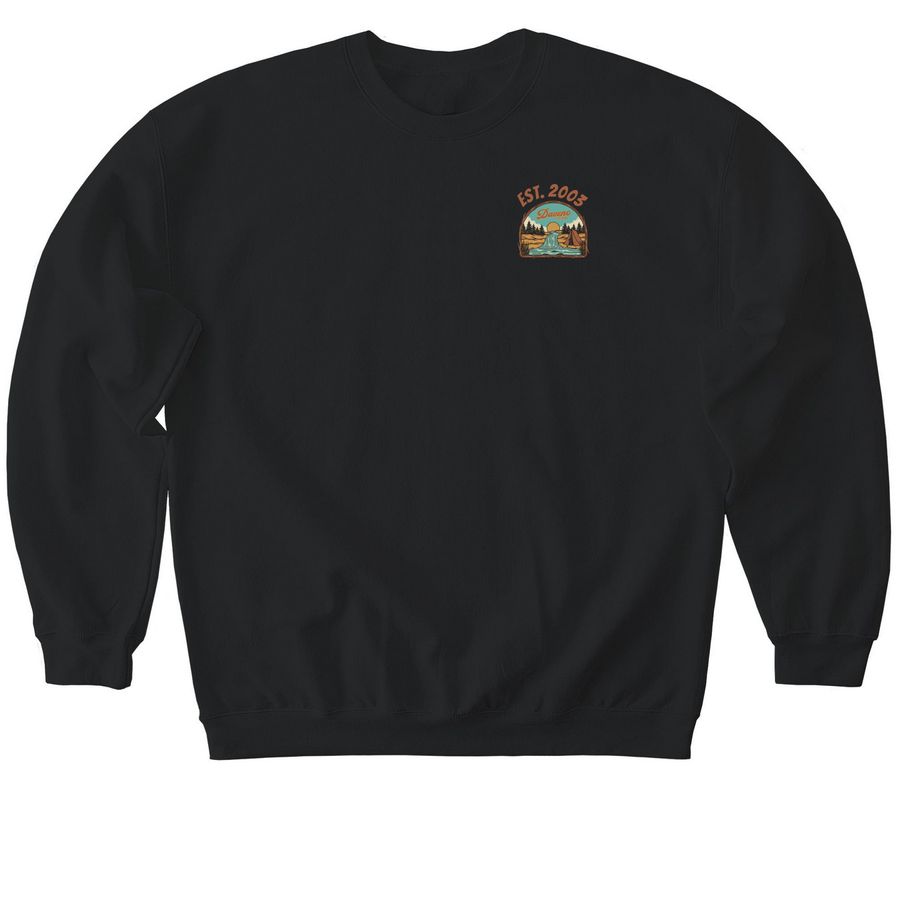 Daveno Clothing hoodie , Vintage Logo (Softstyle Crewneck Sweatshirt)